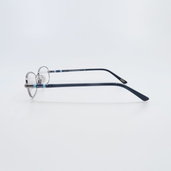 Polo Ralph Lauren 8030 103 Silver Metal/Navy Rectangle Kids New Eyeglasses. - Picture 7 of 11